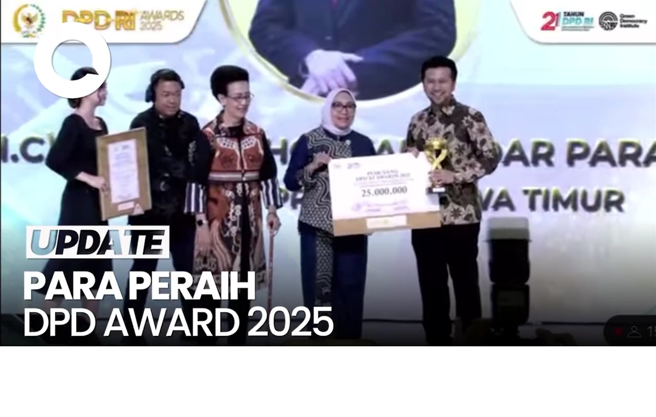 Video DPD Award 2025, Angkat Kiprah Tokoh Daerah ke Panggung Nasional